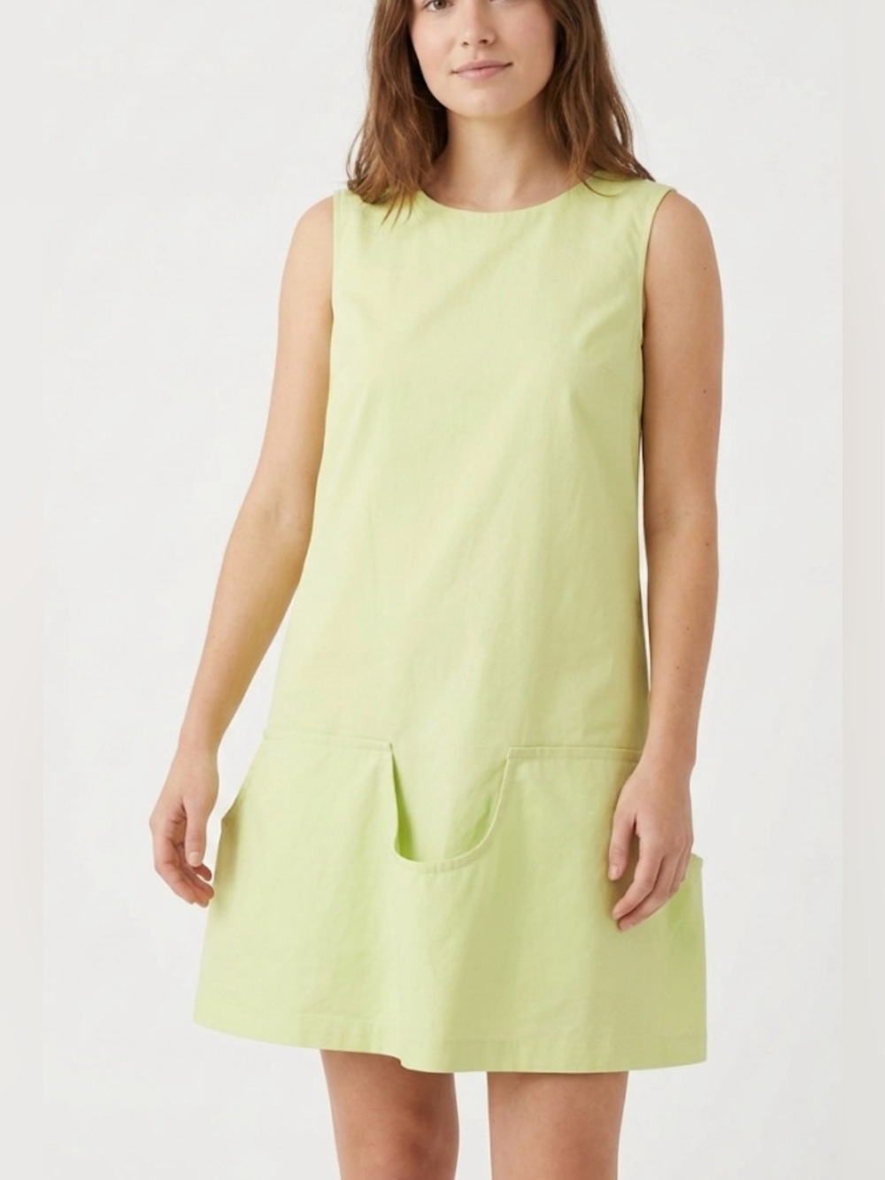 LATTORI Collection Lime Green Sleeveless Mini Dress Size Small
